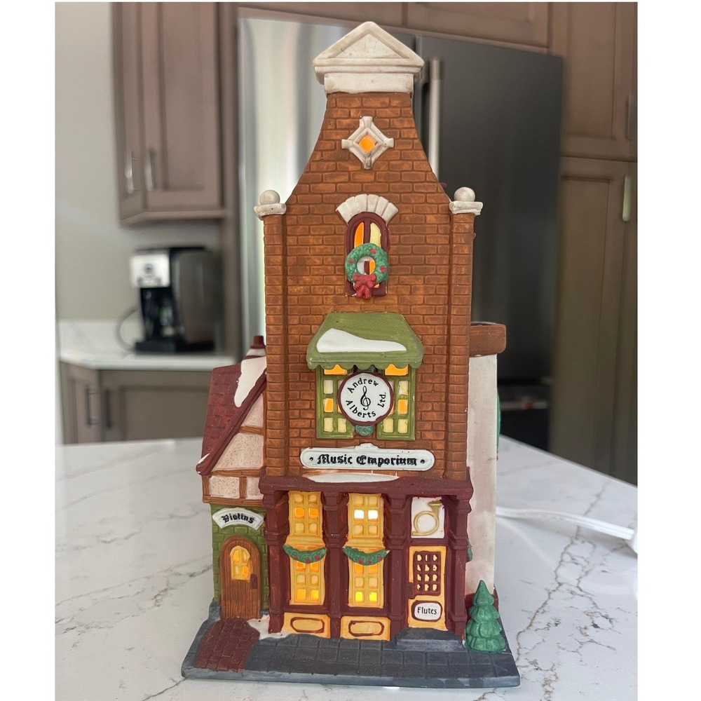 Dept 56 CIC MUSIC EMPORIUM Christmas in the City Andrew Alberts Ltd 1992 Retired